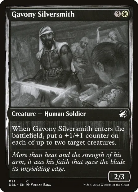Gavony Silversmith, Magic card DBL 21 — Innistrad: Double Feature set