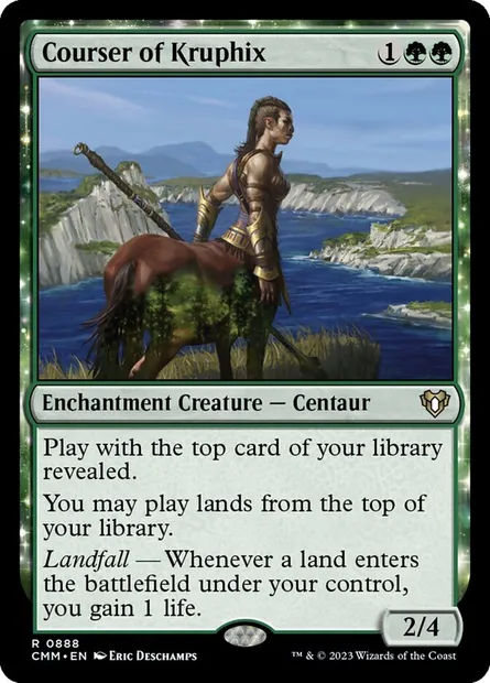 Courser of Kruphix, Magic card CMM 888 — Commander Masters set