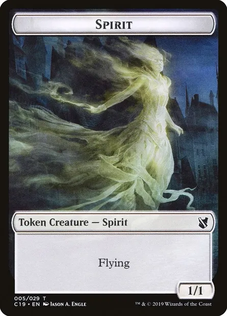 Spirit, Magic card TC19 5 — Commander 2019 Tokens set