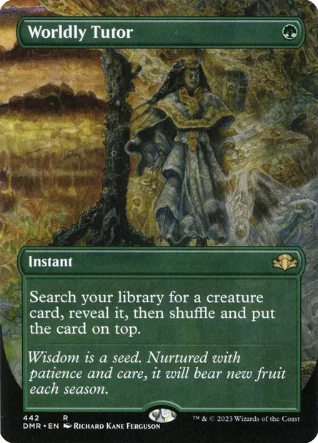 Worldly Tutor, Magic card DMR 442 — Dominaria Remastered set