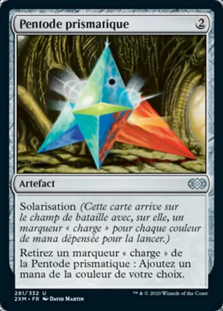 Pentode prismatique, carte Magic 2XM 281 — extension Double Masters