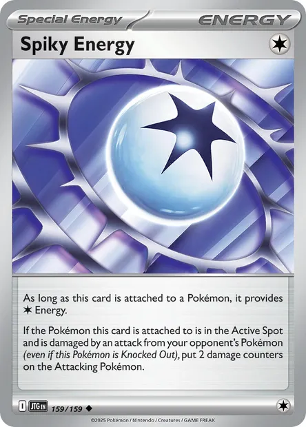 Spiky Energy, Pokémon card JTG 159 — Journey Together set
