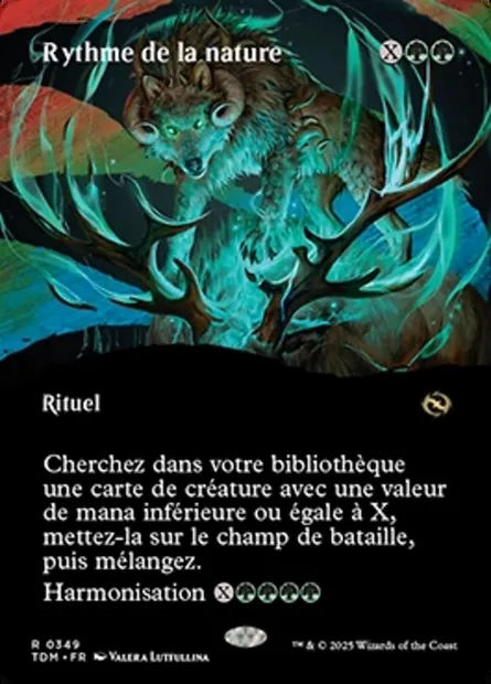 Rythme de la nature, carte Magic TDM 349 — extension Tarkir: Dragonstorm
