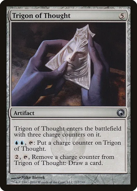 Trigon of Thought, Magic card SOM 217 — Scars of Mirrodin set