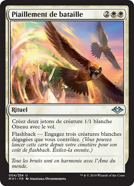 Piaillement de bataille, carte Magic MH1 4 — extension Horizons du Modern