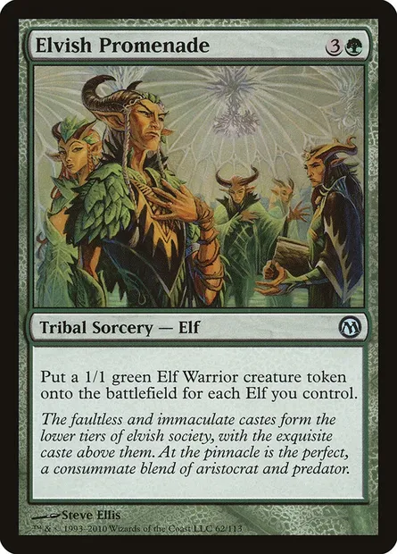 Promenade chez les elfes, carte Magic DPA 62 — extension Duels of the Planeswalkers