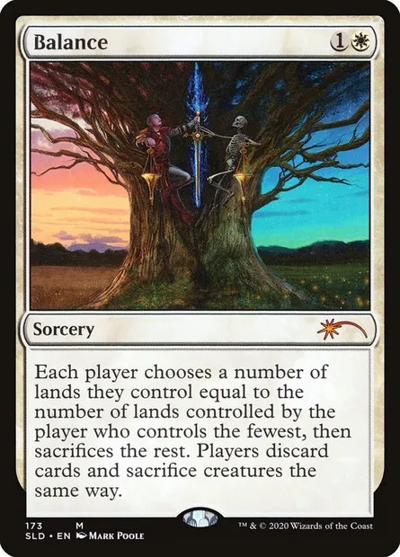 Balance, carte Magic SLD 173 — extension Secret Lair Drop
