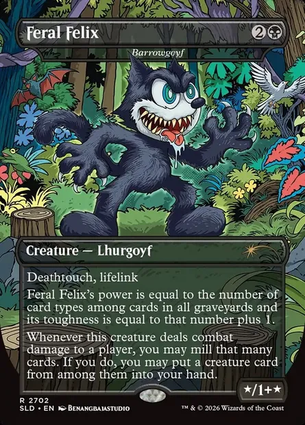 Barrowgoyf, Magic card SLD 2702 — Secret Lair Drop set