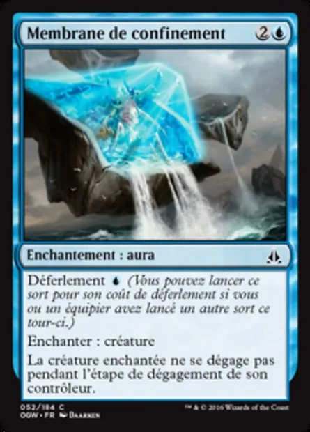 Membrane de confinement, carte Magic OGW 52 — extension Le serment des Sentinelles