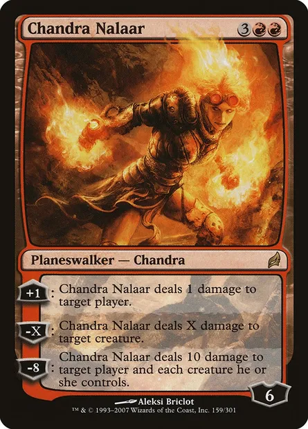 Chandra Nalaar, Magic card LRW 159 — Lorwyn set
