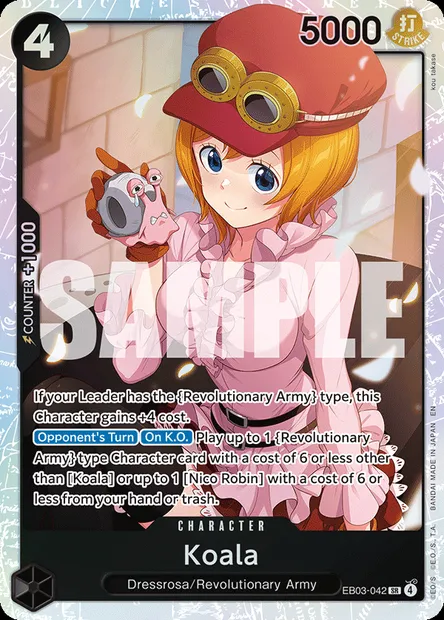 Koala, One Piece card EB03-042 — ONE PIECE HEROINES EDITION set