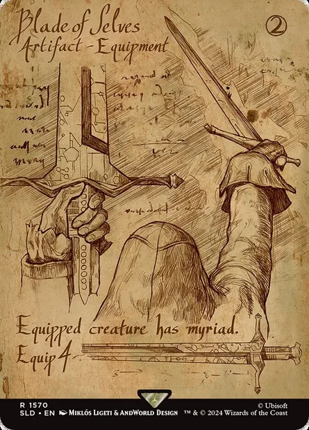 Lame des égos, carte Magic SLD 1570 — extension Secret Lair Drop