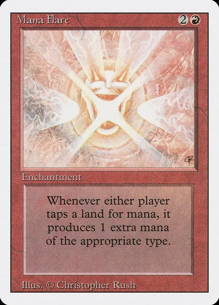 Mana Flare, Magic card 3ED 164 — Revised Edition set