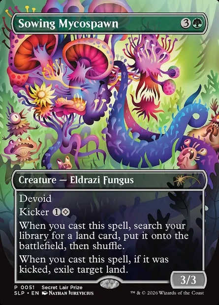 Sowing Mycospawn, Magic card SLP 51 — Secret Lair Promo set
