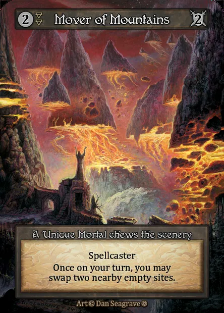 Mover of Mountains, carte Sorcery GOT 130 — extension Gothic