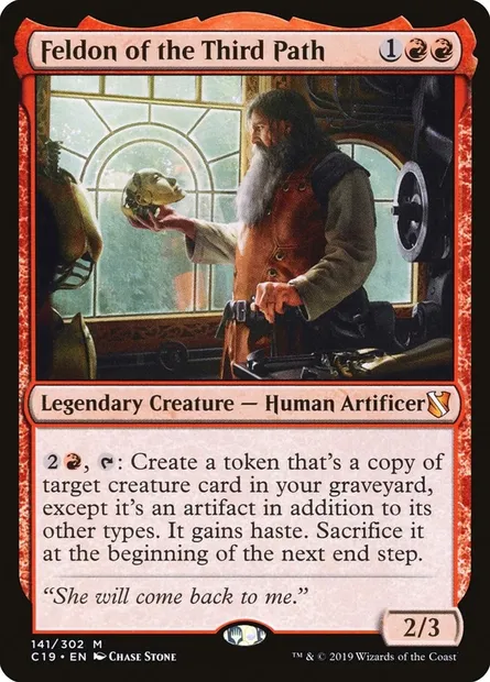 Feldon of the Third Path, Magic card C19 141 — Commander 2019 set