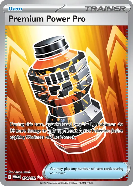 Premium Power Pro, Pokémon card MEG 174 — Mega Evolution set