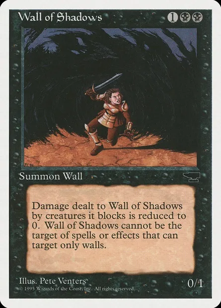 Wall of Shadows, Magic card CHR 41 — Chronicles set
