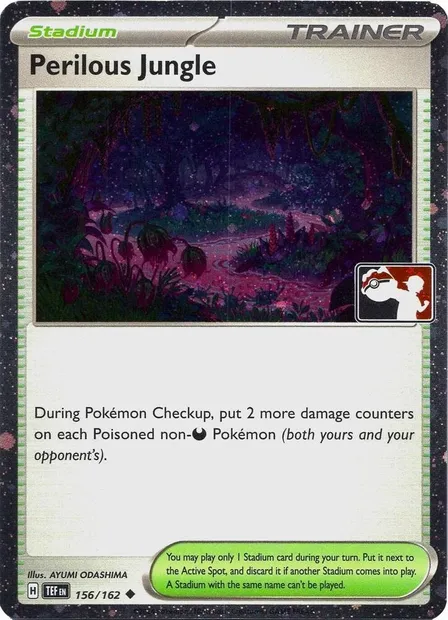 Jungle Périlleuse, carte Pokémon PPS 156-6 — extension Play! Pokémon Prize Pack Series