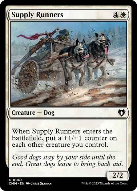 Supply Runners, Magic card CMM 63 — Commander Masters set