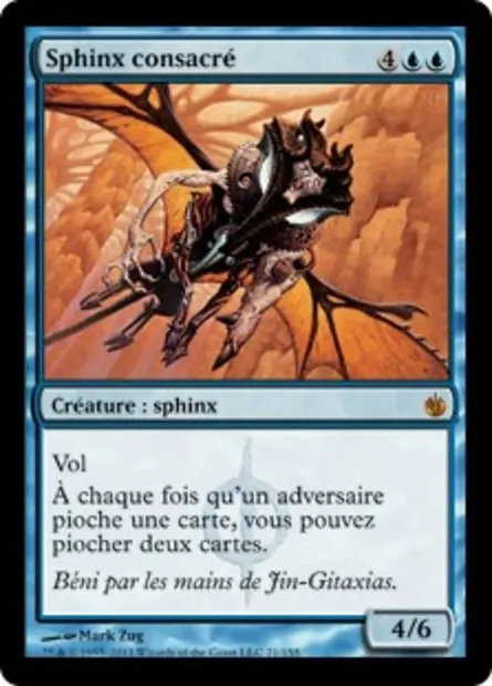 Sphinx consacré, carte Magic MBS 21 — extension Mirrodin assiégé