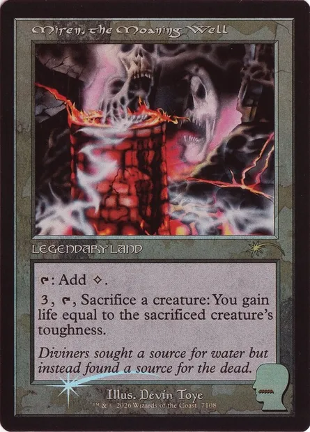 Miren, the Moaning Well, Magic card SLD 7108 — Secret Lair Drop set