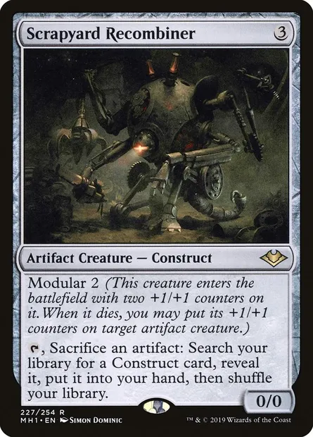 Scrapyard Recombiner, Magic card MH1 227 — Modern Horizons set