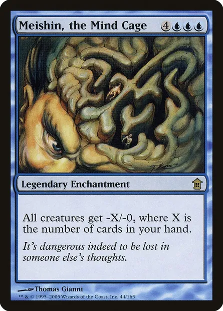 Meishin, the Mind Cage, Magic card SOK 44 — Saviors of Kamigawa set