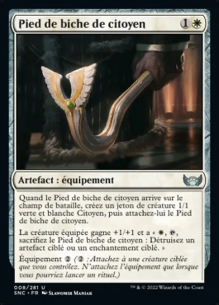 Pied de biche de citoyen, carte Magic SNC 8 — extension Les rues de la Nouvelle-Capenna