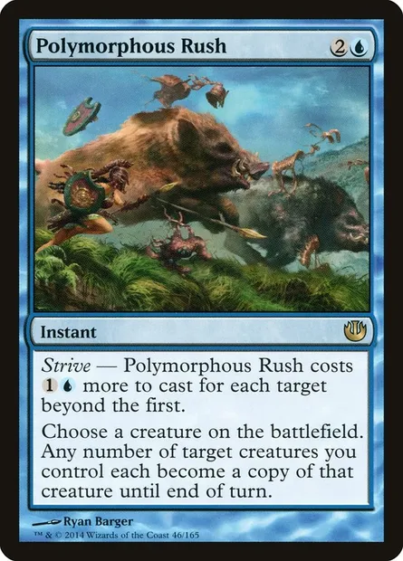 Polymorphous Rush, Magic card JOU 46 — Journey into Nyx set