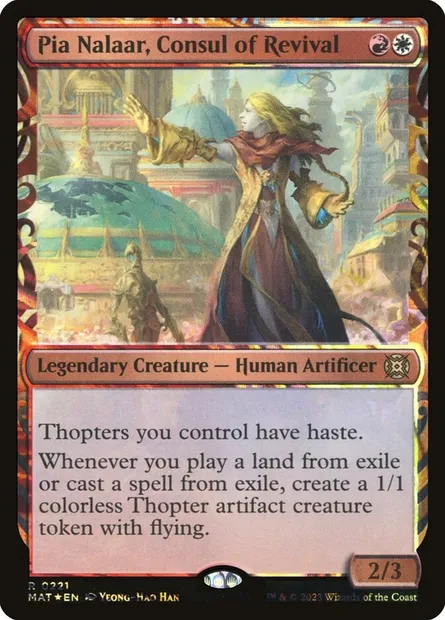 Pia Nalaar, Consul of Revival, Magic card MAT 221 — March of the Machine: The Aftermath set