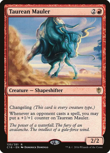 Taurean Mauler, Magic card C16 135 — Commander 2016 set
