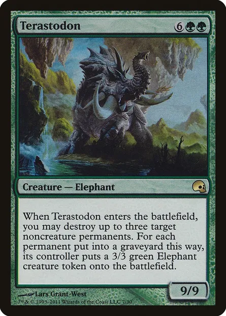 Térastodon, carte Magic PD3 7 — extension Premium Deck Series: Graveborn