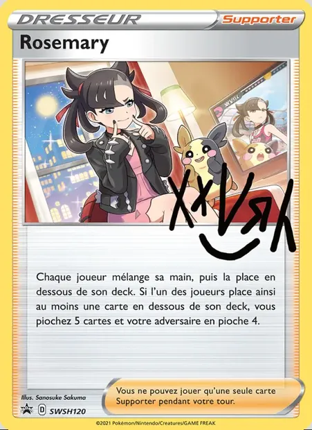 Rosemary, carte Pokémon SWSH 120 — extension Promo SWSH