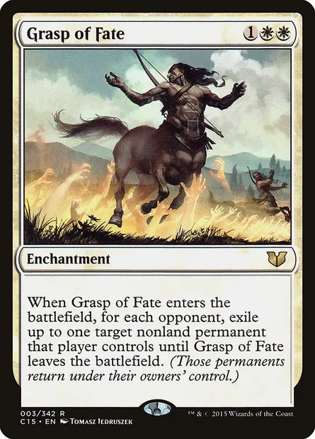 Grasp of Fate, Magic card C15 3 — Commander 2015 set