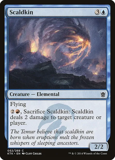 Scaldkin, Magic card KTK 52 — Khans of Tarkir set