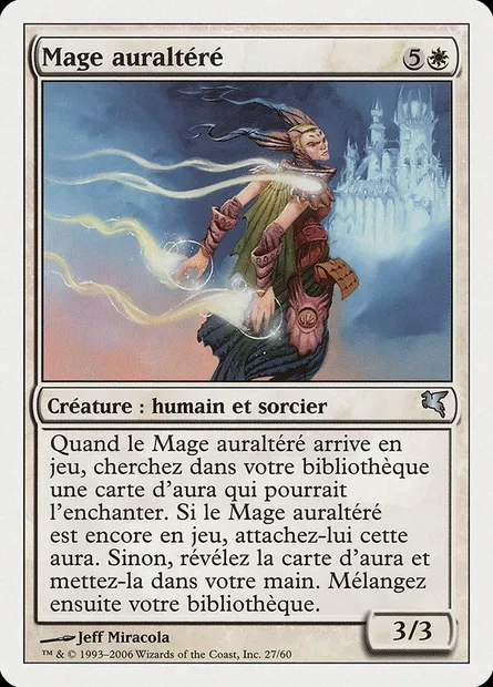 Mage auraltéré, carte Magic PSAL G27 — extension Salvat 2005