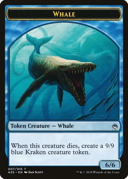 Whale, carte Magic TA25 7 — extension Masters 25 Tokens