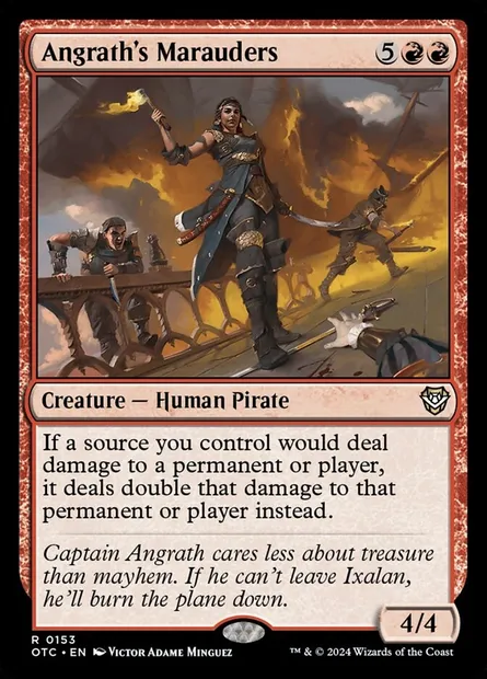 Angrath's Marauders, Magic card OTC 153 — Outlaws of Thunder Junction Commander set