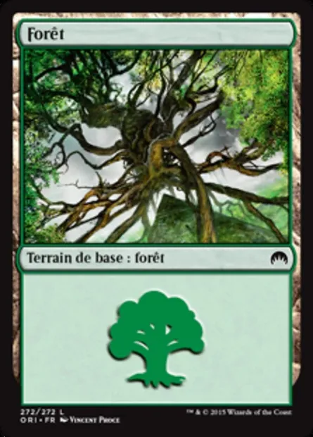 Forêt, carte Magic ORI 272 — extension Magic Origines