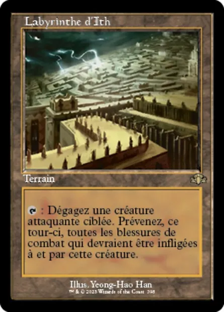 Labyrinthe d'Ith, carte Magic DMR 398 — extension Dominaria Remastered