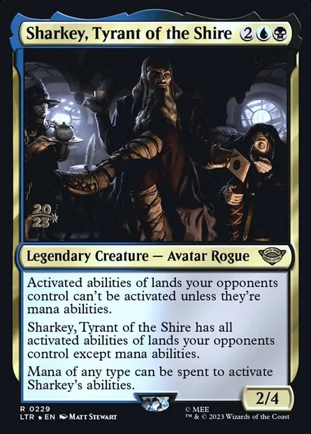 Sharcoux, tyran de la Comté, carte Magic PLTR 229s — extension Tales of Middle-earth Promos