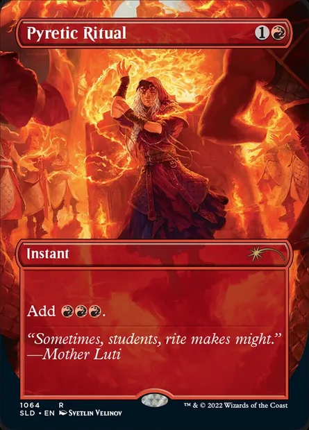 Pyretic Ritual, Magic card SLD 1064 — Secret Lair Drop set