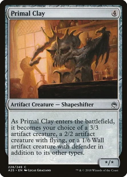 Argile primordiale, carte Magic A25 228 — extension Masters 25