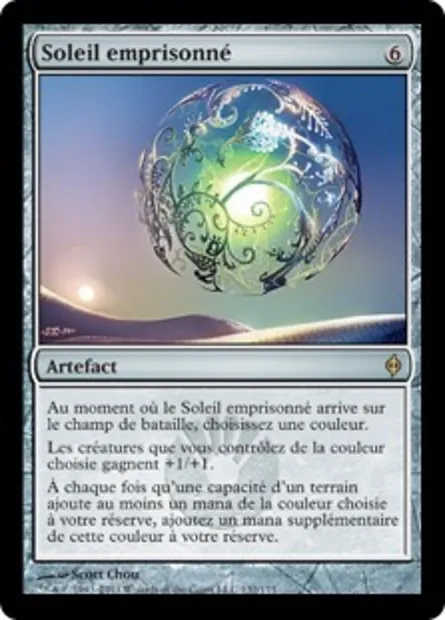 Soleil emprisonné, carte Magic NPH 132 — extension La Nouvelle Phyrexia
