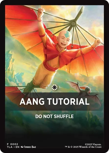 Aang Tutorial, Magic card FTLA 2 — Avatar: The Last Airbender Beginner Box Front Cards set