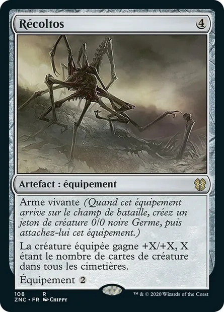 Récoltos, carte Magic ZNC 108 — extension Zendikar Rising Commander
