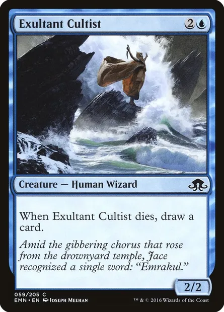 Exultant Cultist, Magic card EMN 59 — Eldritch Moon set