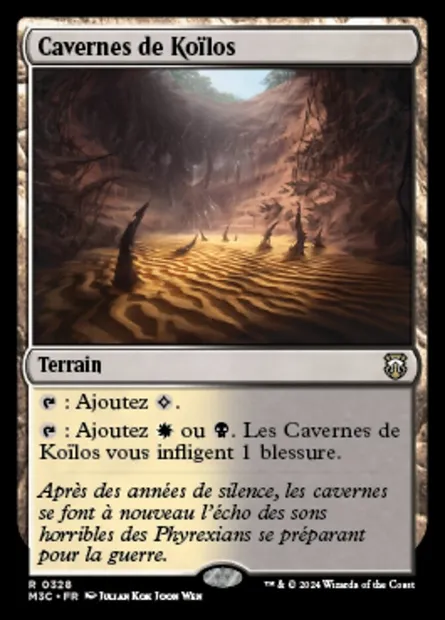 Cavernes de Koïlos, carte Magic M3C 328 — extension Modern Horizons 3 Commander