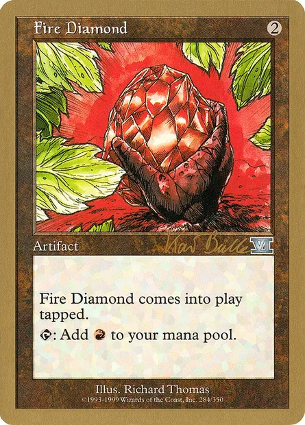 Fire Diamond, Magic card WC99 kb284 — World Championship Decks 1999 set